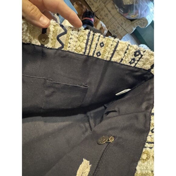 America & Beyond Beaded Leopard Tote Bag With Tribal Flair - Picture 7 of 10